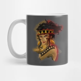 Woman Pintado Warrior Mug